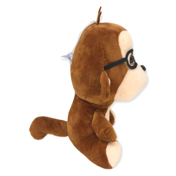 peluche de chango con lentes 4