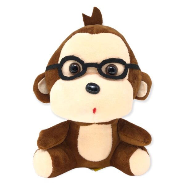 peluche de chango con lentes