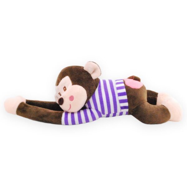 peluche de chango playera morada 2