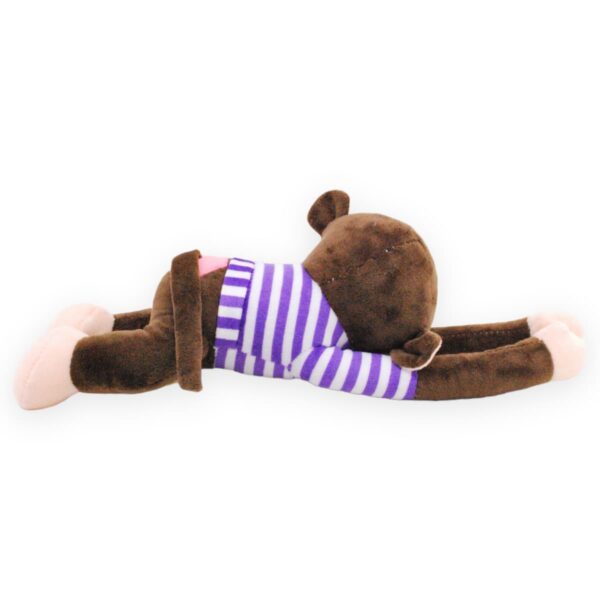 peluche de chango playera morada 4