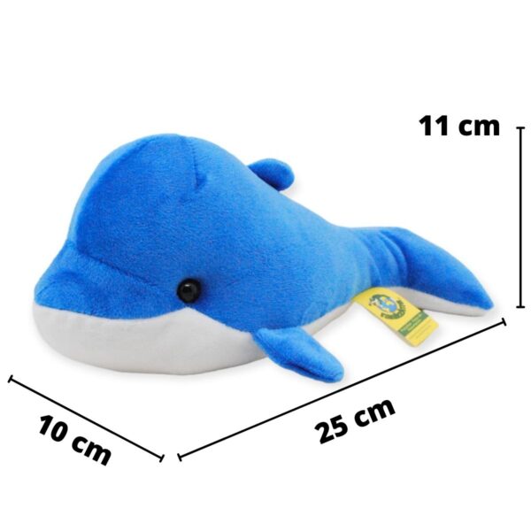 peluche de delfin azul 2