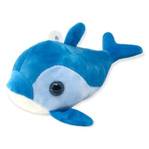 peluche de delfin azul 24 cm