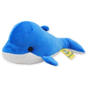 peluche de delfin azul