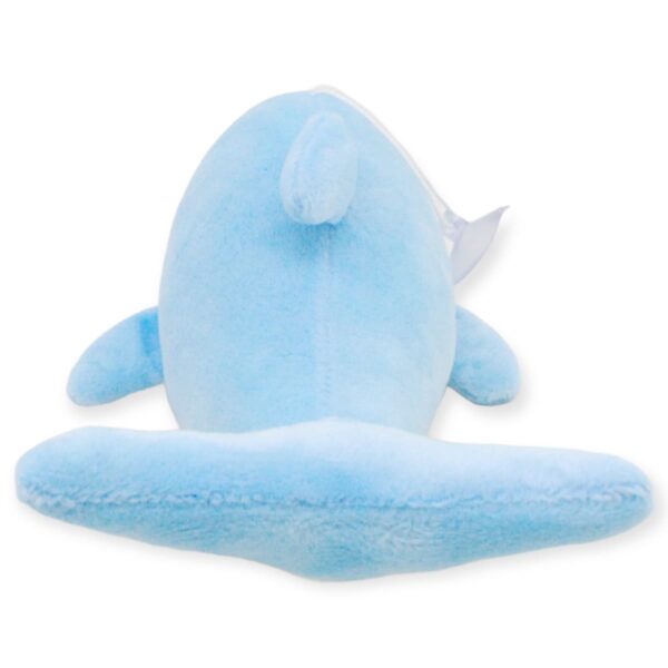 peluche de delfin azul lengua afuera 3