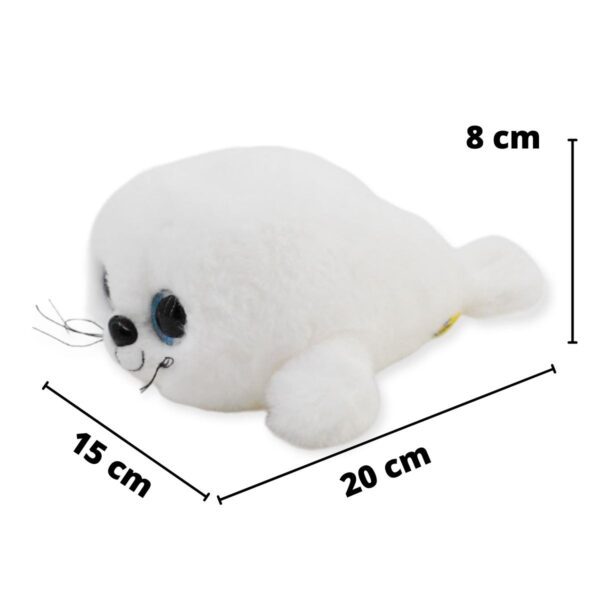 peluche de foca blanco 2