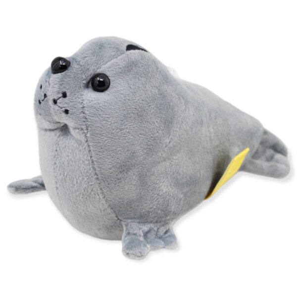 peluche de foca gris