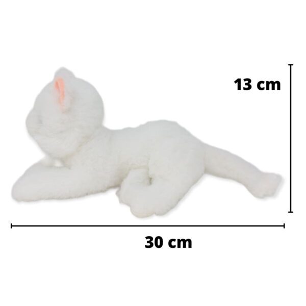 peluche de gato blanco sentado 2