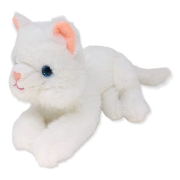 peluche de gato blanco sentado