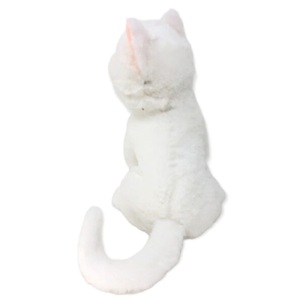 peluche de gato sentado blanco 4