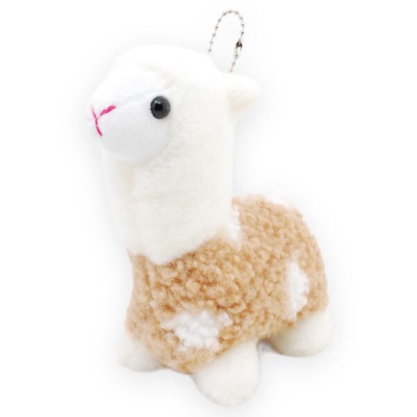 peluche de llama beige