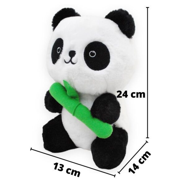 peluche de panda con un bambu 2