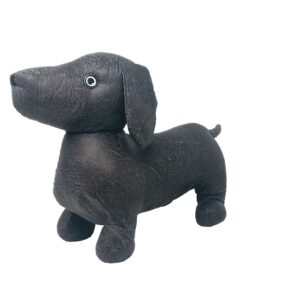 peluche de perro negro perro salchicha