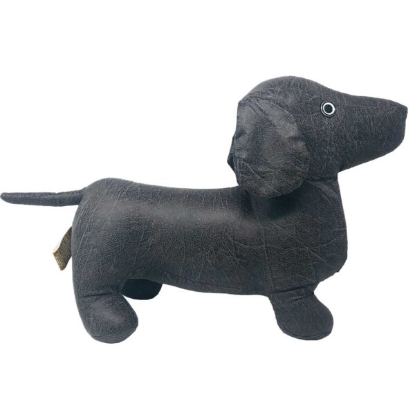 peluche de perro negro perro salchicha 4