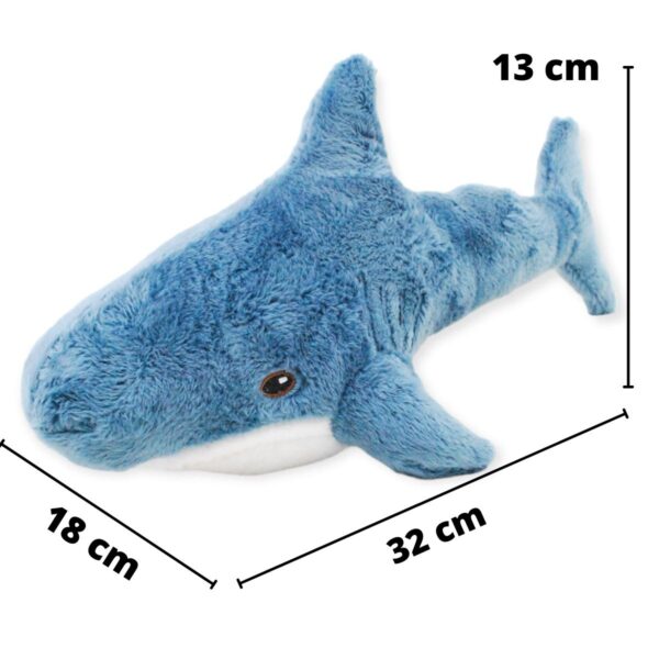 peluche de tiburon azul 32 cm 2