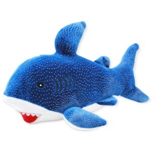 peluche de tiburon azul 35 cm