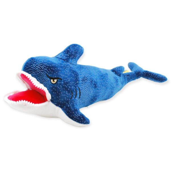 peluche de tiburon azul 45 cm enojado 2