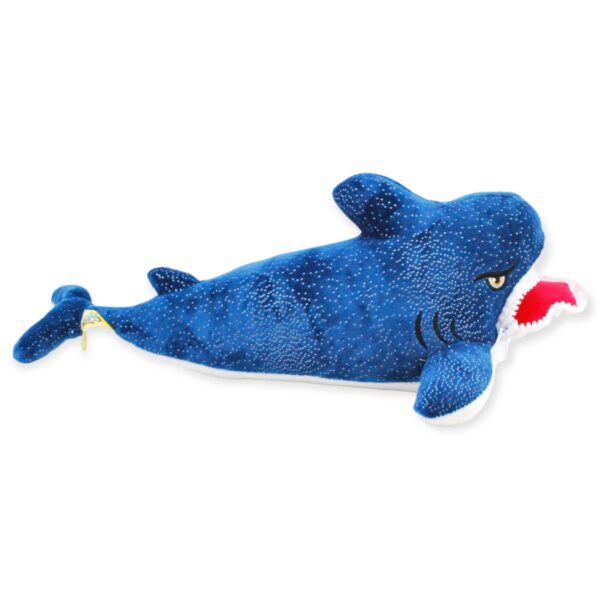 peluche de tiburon azul 45 cm enojado 4