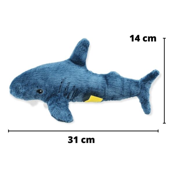 peluche de tiburon azul oscuro 31 cm 2