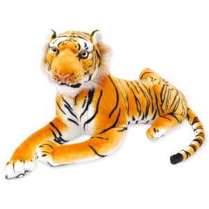 peluche de tigre realista con sonido grande