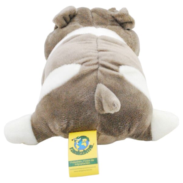 peluche pug de peluche gris 3