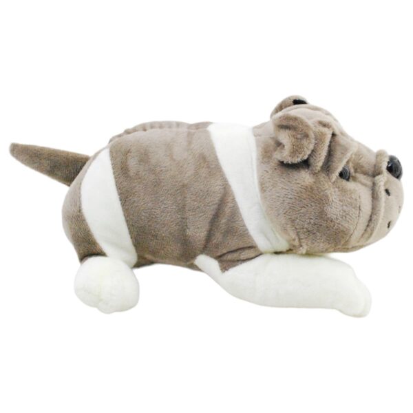 peluche pug de peluche gris 4