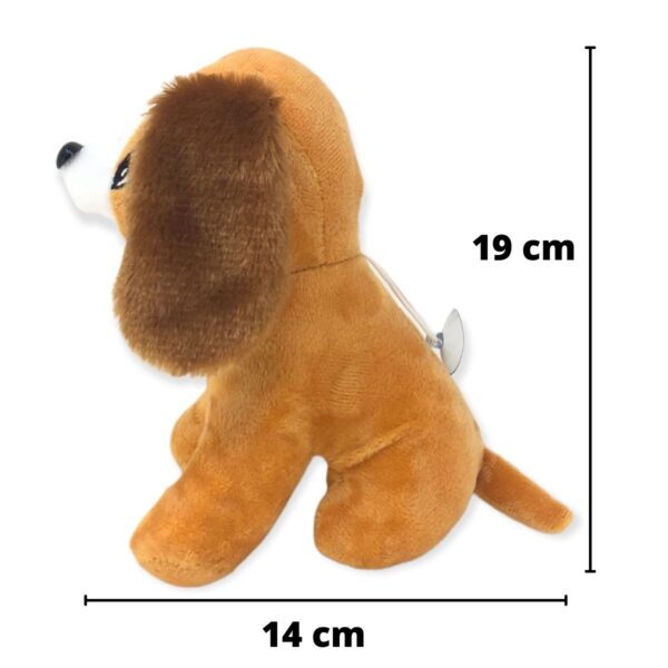 perrita de peluche color naranja 2