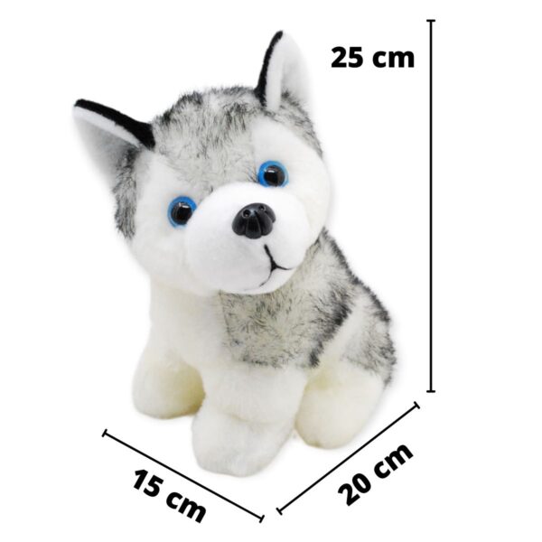 perrito de peluche husky bebe con sonido 2