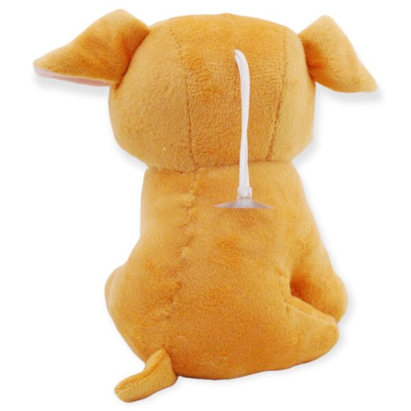 perro de peluche cachorro labrador de color naranja 3