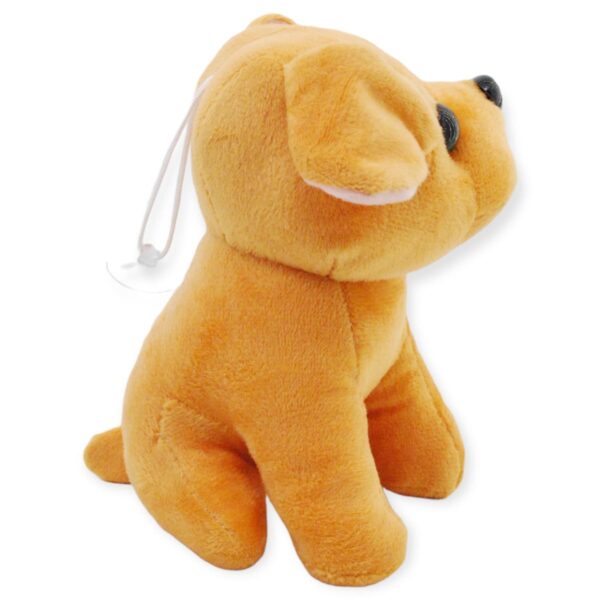 perro de peluche cachorro labrador de color naranja 4