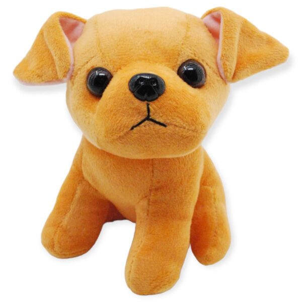 perro de peluche cachorro labrador de color naranja