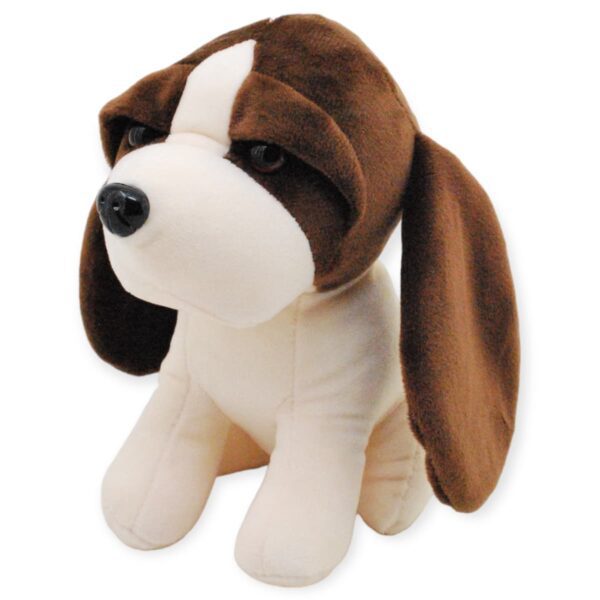 perro de peluche café oscuro orejas grandes 2