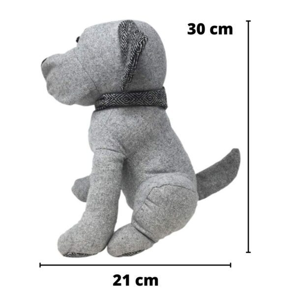 perro de peluche color gris 2