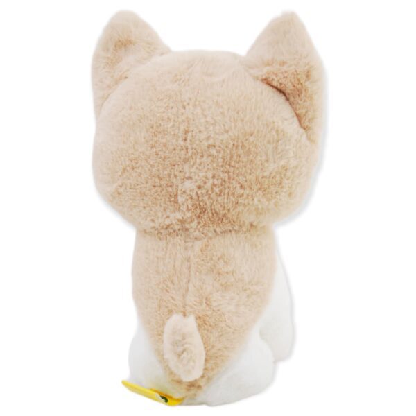 perro de peluche husky bebe cafe claro 3