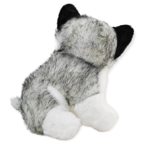 perro de peluche husky bebe color gris con sonido 4