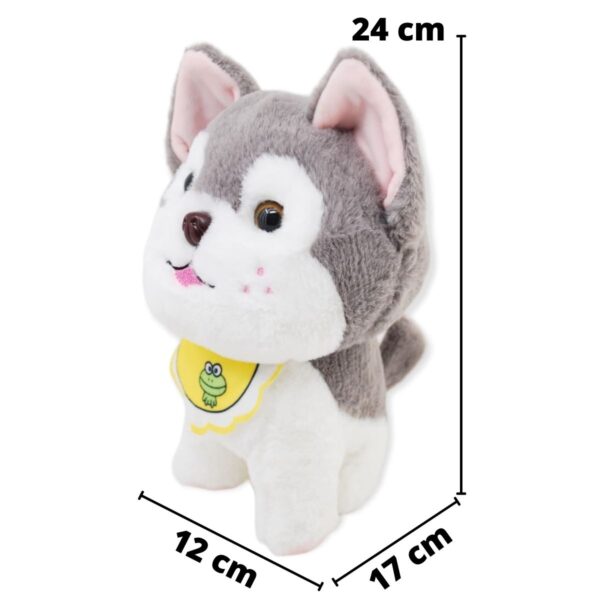 perro de peluche husky gris 2