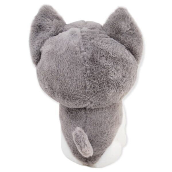 perro de peluche husky gris 3