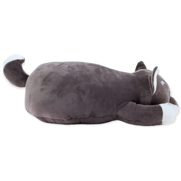 perro de peluche husky gris oscuro grande 3