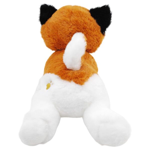 perro de peluche husky naranja 3