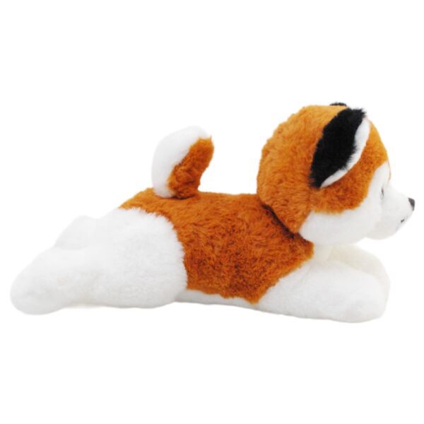 perro de peluche husky naranja 4