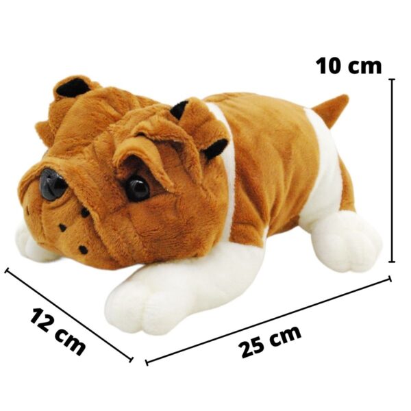 perro de peluche pug color café 2