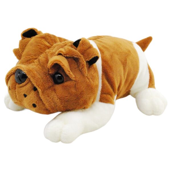 perro de peluche pug color café