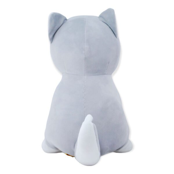 perro husky de peluche gris con sonido 3