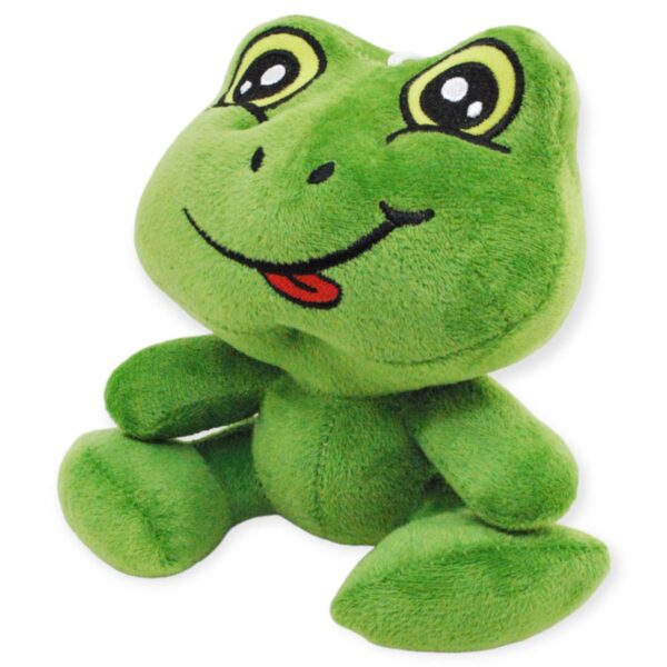 rana de peluche bebé verde 2