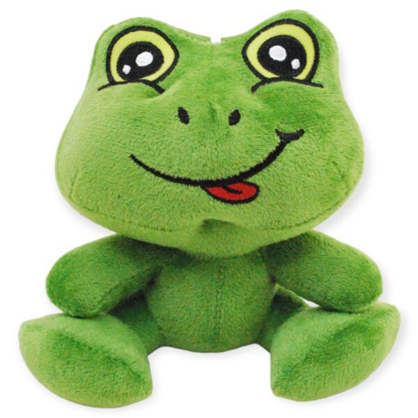 rana de peluche bebé verde