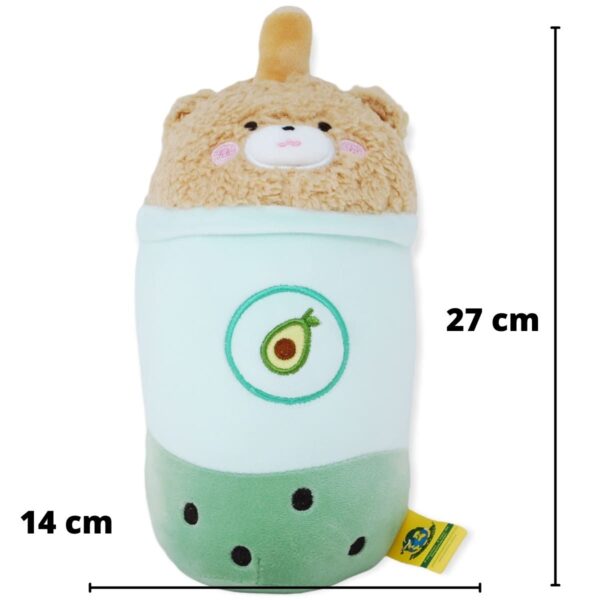 tapioca bebida de peluche verde 2