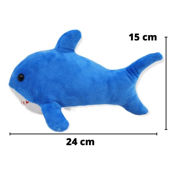 tiburon de peluche azul 24 cm 2