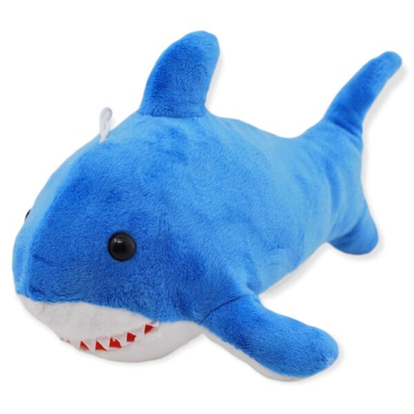 tiburon de peluche azul 24 cm