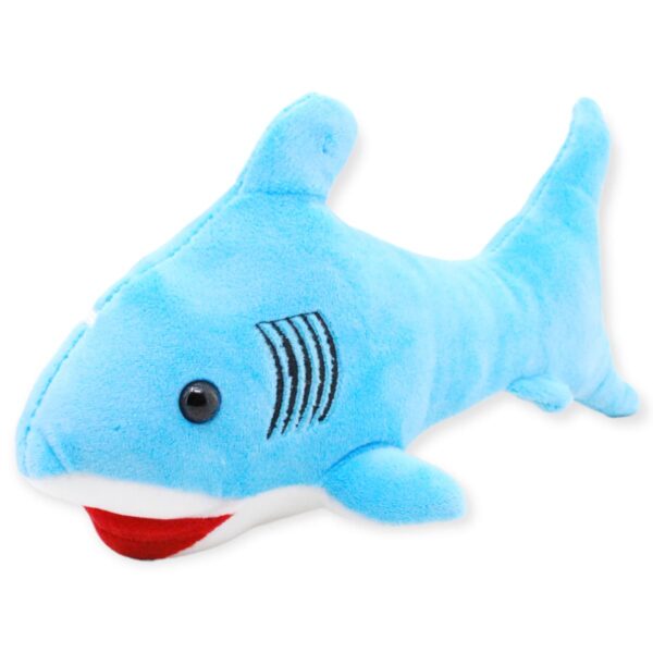 tiburon de peluche azul 28 cm