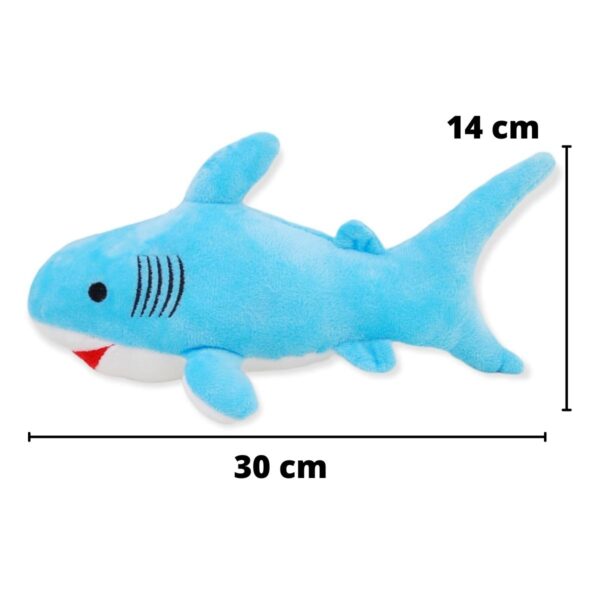 tiburon de peluche azul 30 cm 2