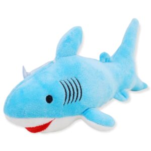 tiburon de peluche azul 30 cm